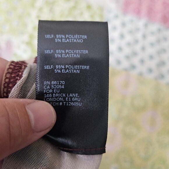 Urban Outfitters Silence + Noise Bella Off the shoulder Mesh Cropped Top Sz S - Picture 5 of 10